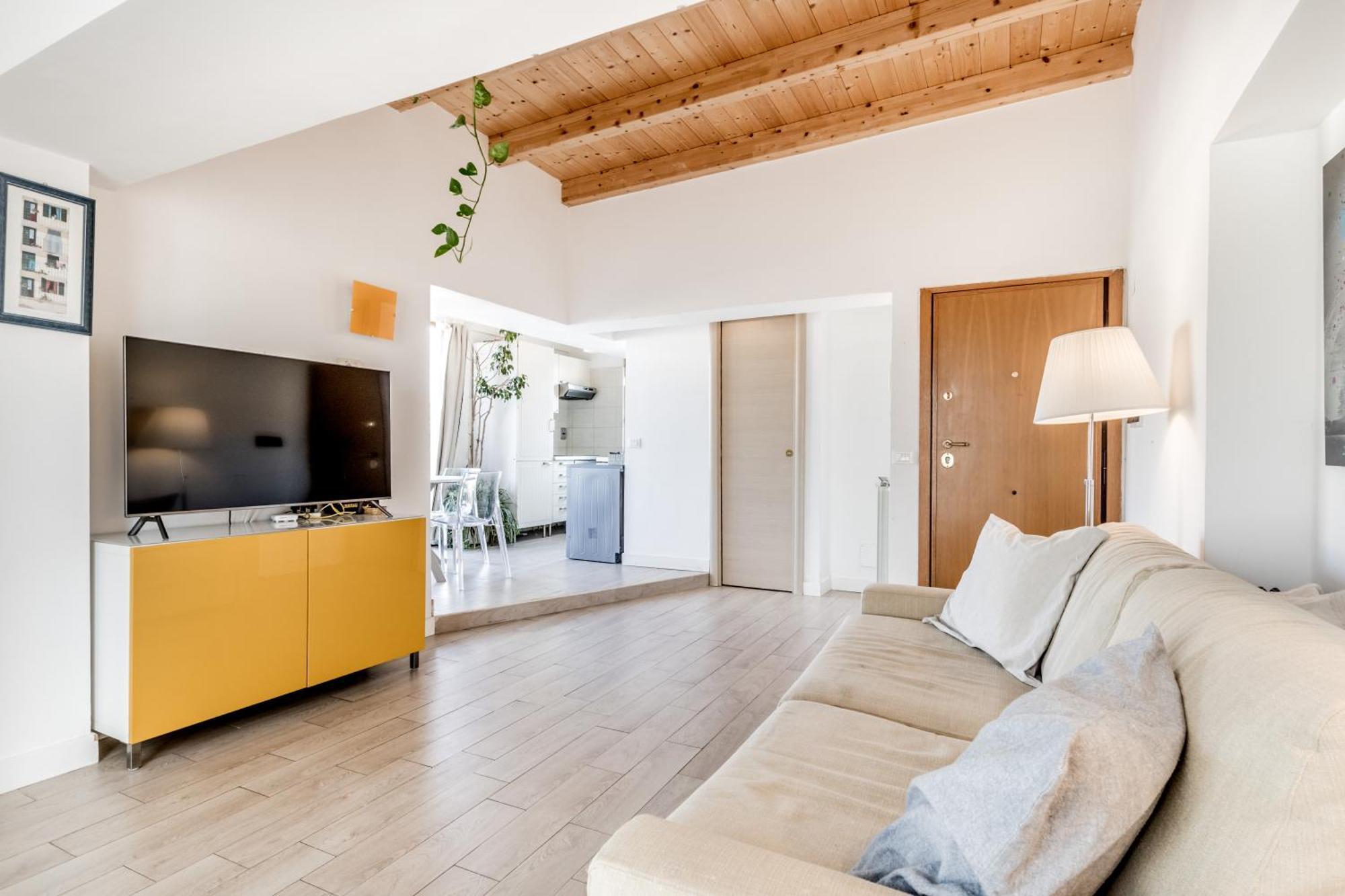 Attico Trilocale In Zona Farnesina Apartment โรม ภายนอก รูปภาพ