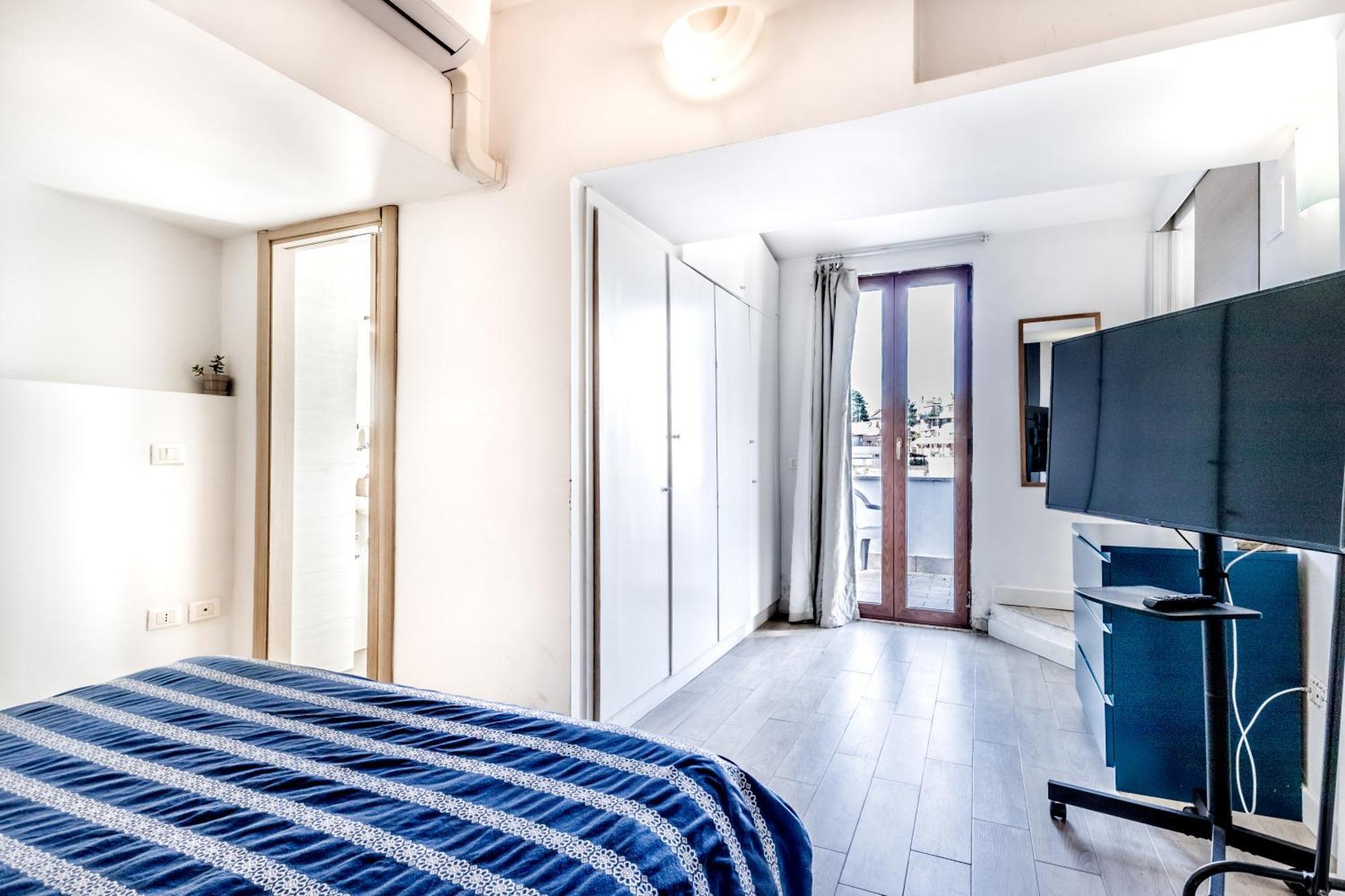 Attico Trilocale In Zona Farnesina Apartment โรม ภายนอก รูปภาพ
